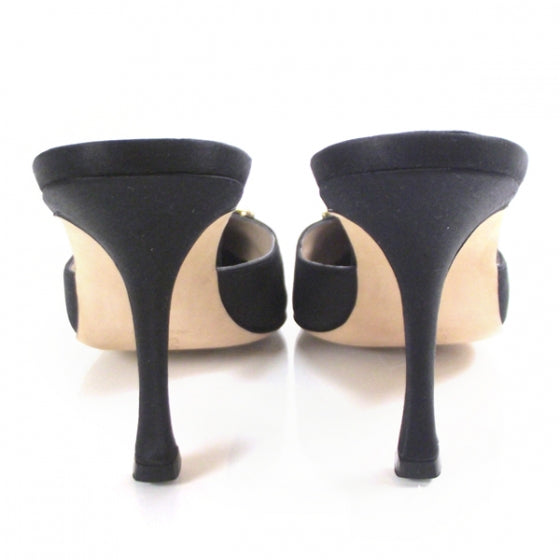 FASHIONPHILE MANOLOBLAHNIKSatinJeweledPumps40Black 3 of 9