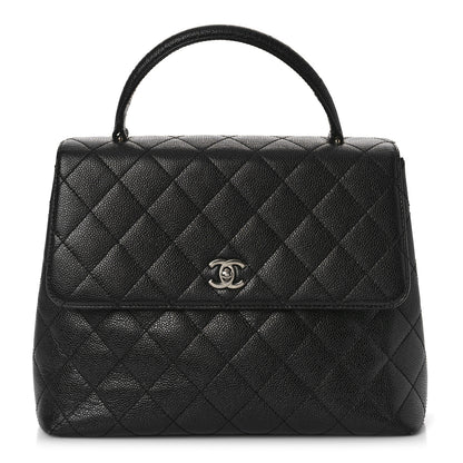 Chanel Caviar Quilted Jumbo Kelly Flap Black 1 of 13