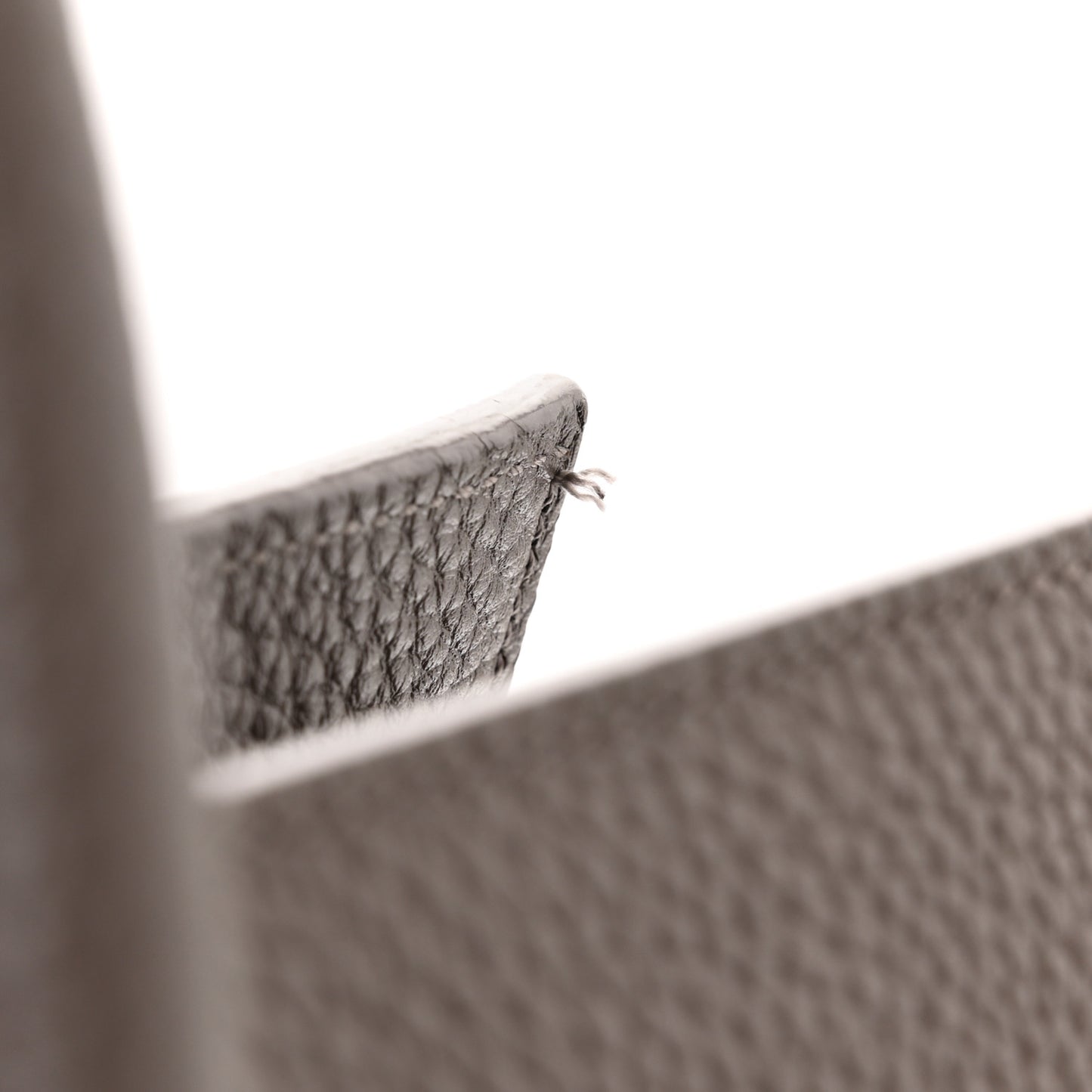Grained Calfskin Small Sac De Jour Fog