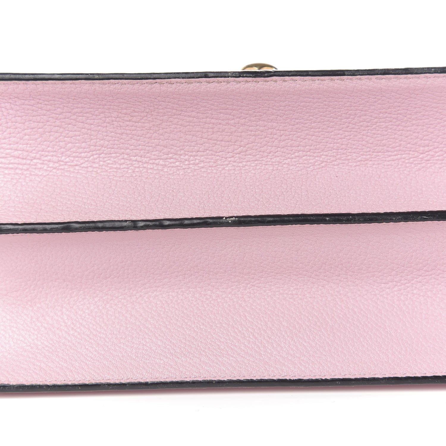Dolce & Gabbana Grained Calfskin Rosalia Shoulder Bag Pink 9 of 10