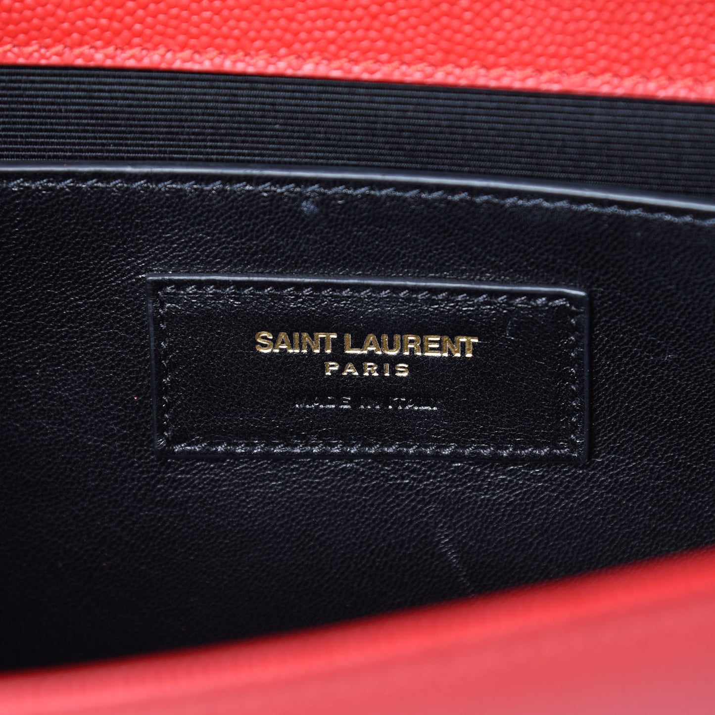 Grain De Poudre Classic Monogram Cassandre Clutch New Red