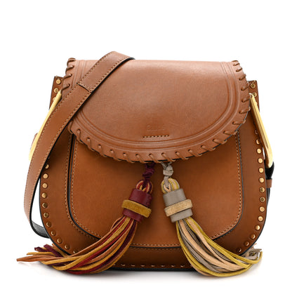 Chloe Calfskin Braided Small Hudson Shoulder Bag Caramel 1 of 10