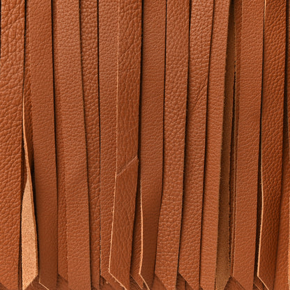 Nancy Gonzalez Calfskin Fringe Emma Tote Bag Cognac 12 of 17