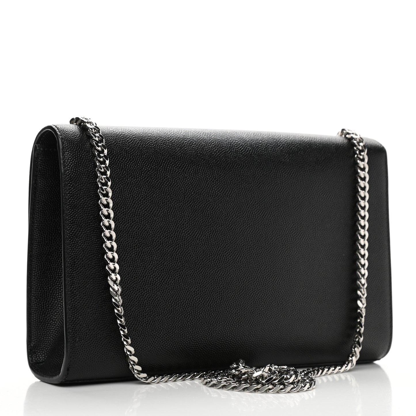 Grain De Poudre Medium Classic Monogram Kate Satchel Black