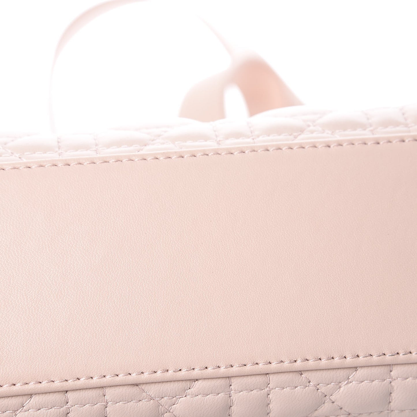 Lambskin Cannage Small Lucky Badges My Lady Dior Pink