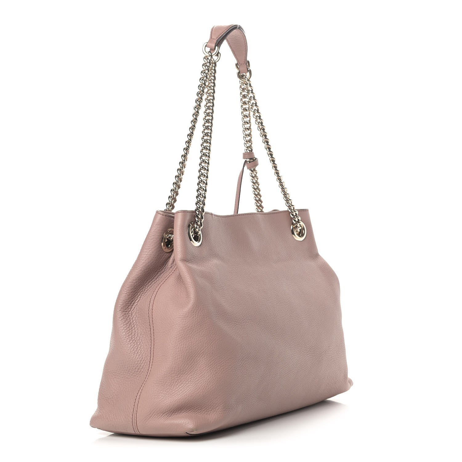 Gucci Cellarius Calfskin Medium Soho Chain Shoulder Bag Dark Cipria 2 of 8
