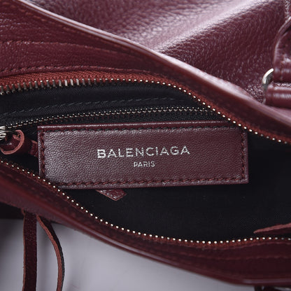 Balenciaga Chevre Silver Metallic Edge Hardware Mini City Cassis 6 of 8