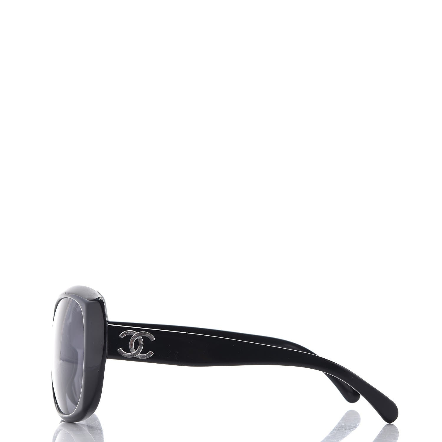 Chanel CC Polarized Sunglasses 5183 Black 3 of 10