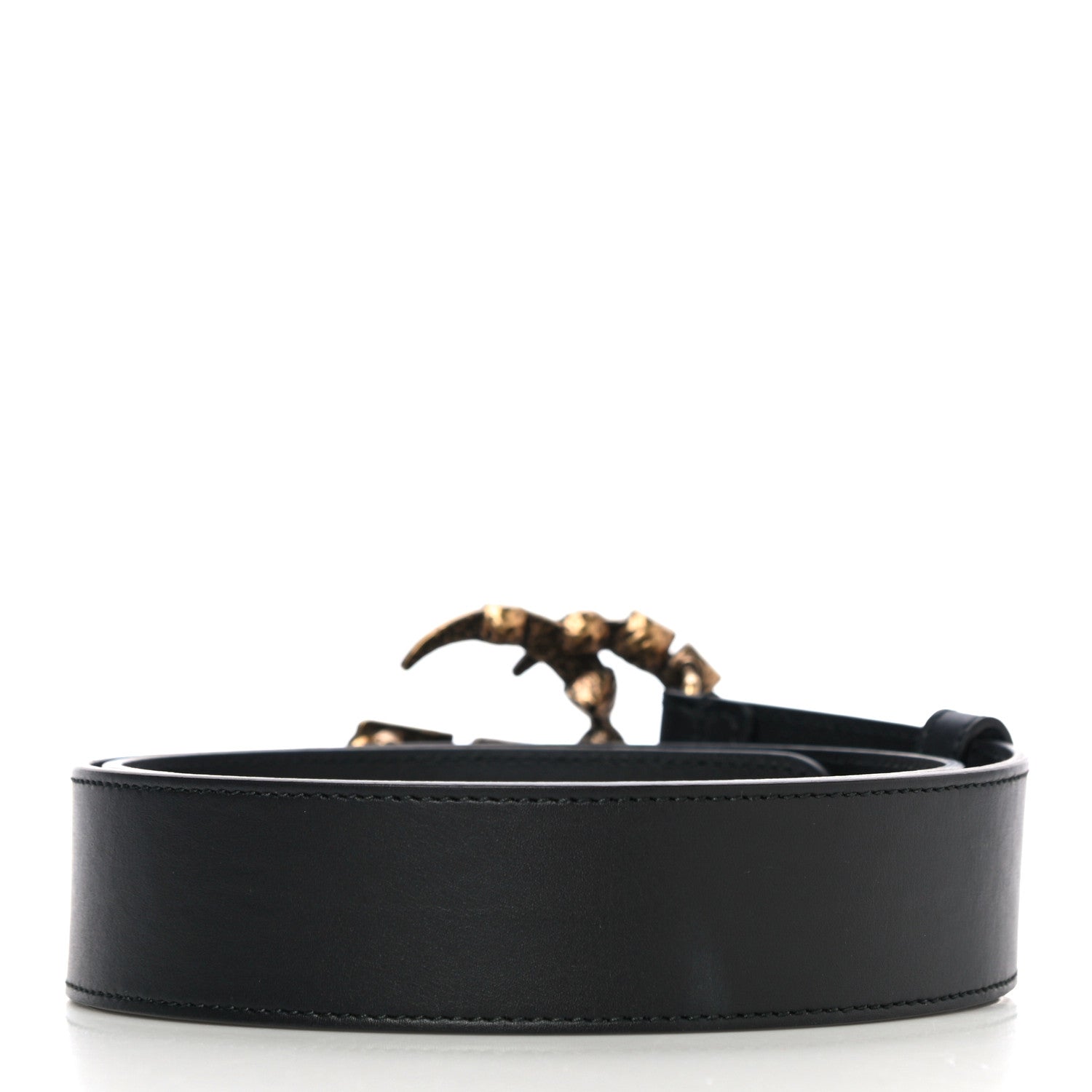 Gucci Calfskin Crystal Double G 40mm Belt 90 36 Black Multicolor 3 of 10