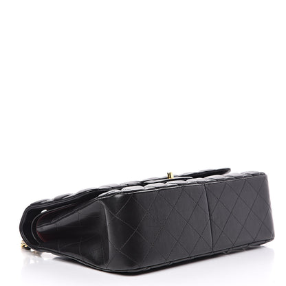 Chanel Lambskin Quilted Jumbo Double Flap Black 4 of 15