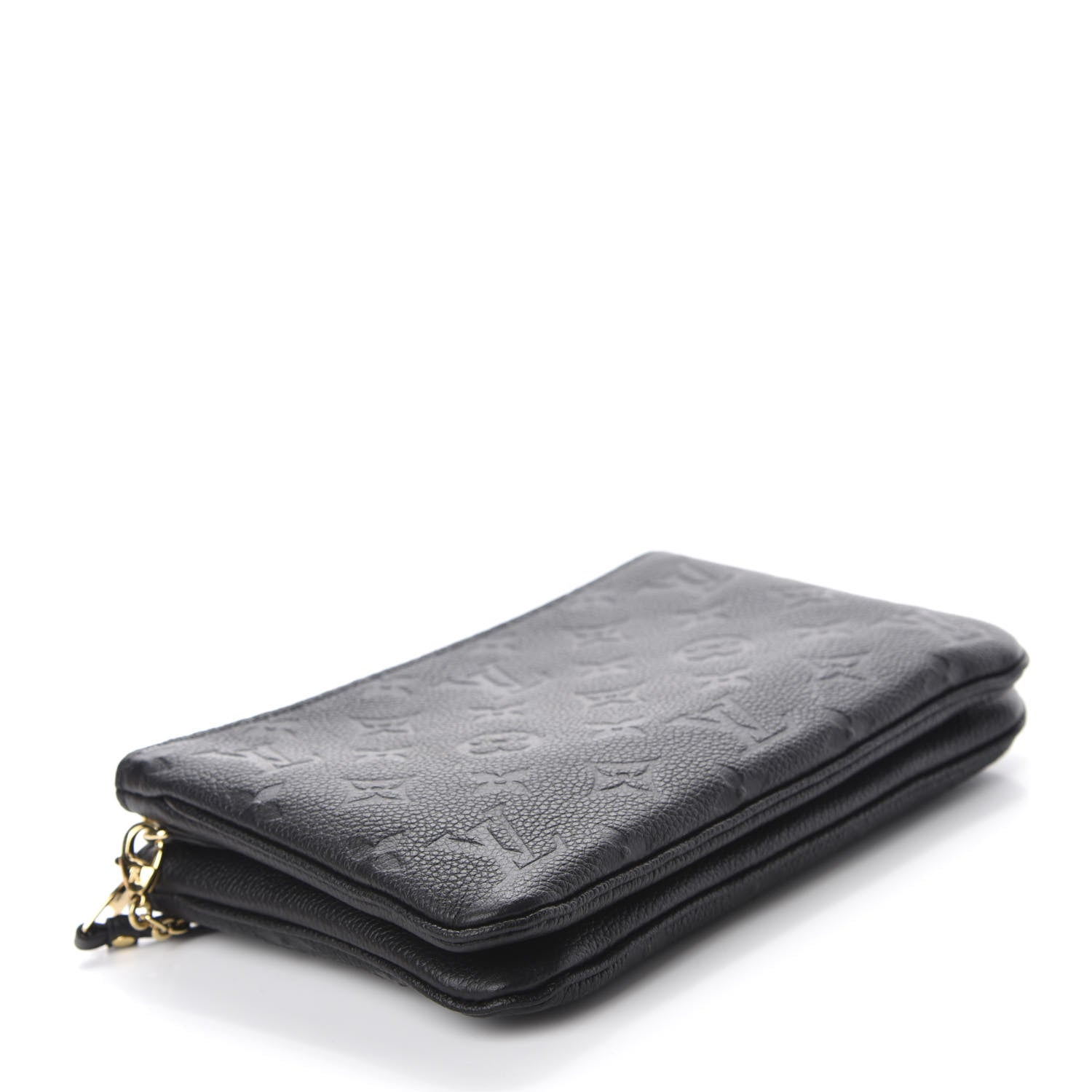 Louis Vuitton Empreinte Double Zip Pochette Black 4 of 12