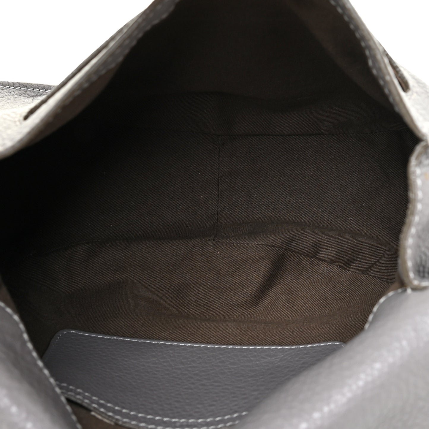 Calfskin Medium Marcie Round Crossbody Bag Cashmere Grey