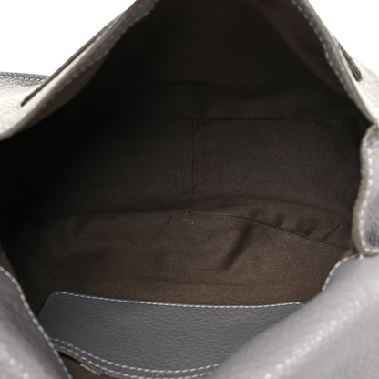 Chloe Calfskin Medium Marcie Round Crossbody Bag Cashmere Grey 5 of 11