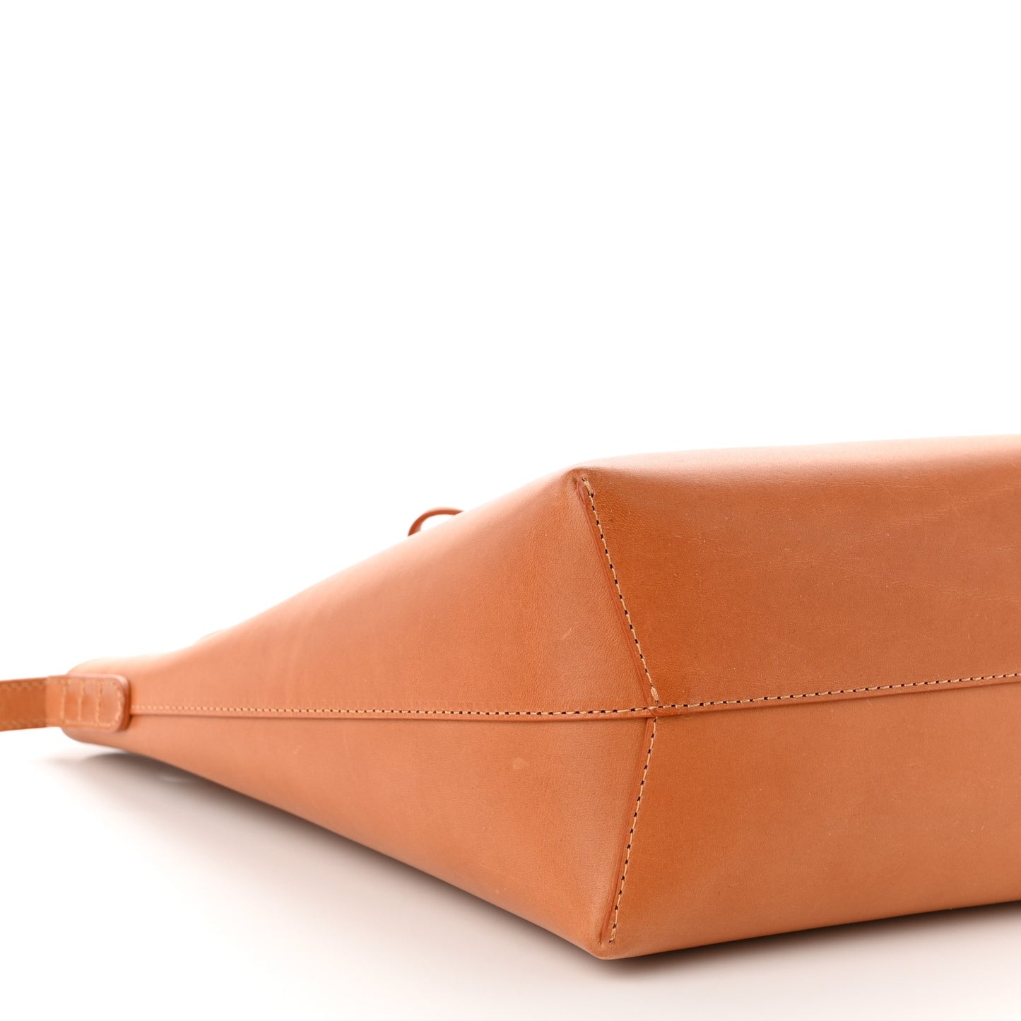 Calfskin Mini Bucket Bag Cammello Rosa