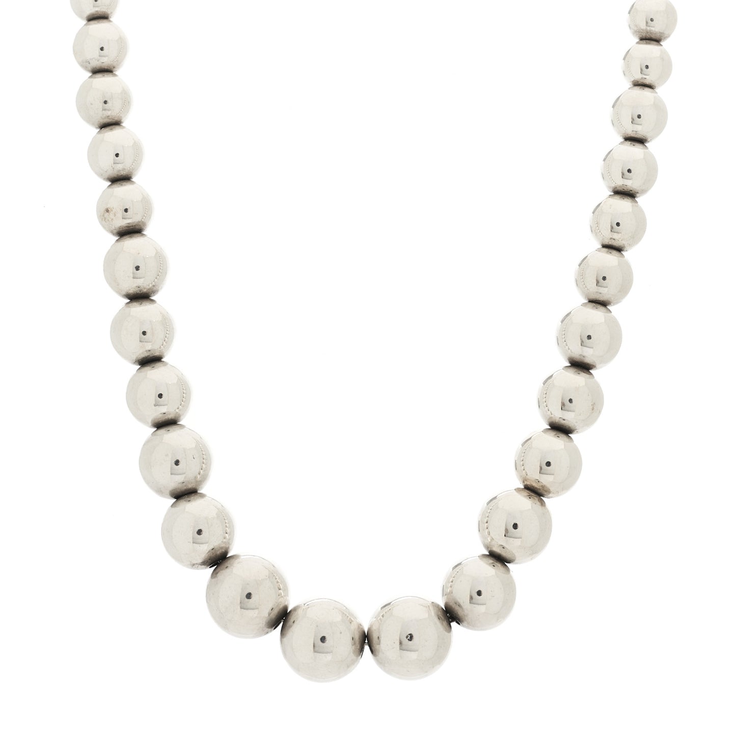 Sterling Silver HardWear Graduated Ball Necklace