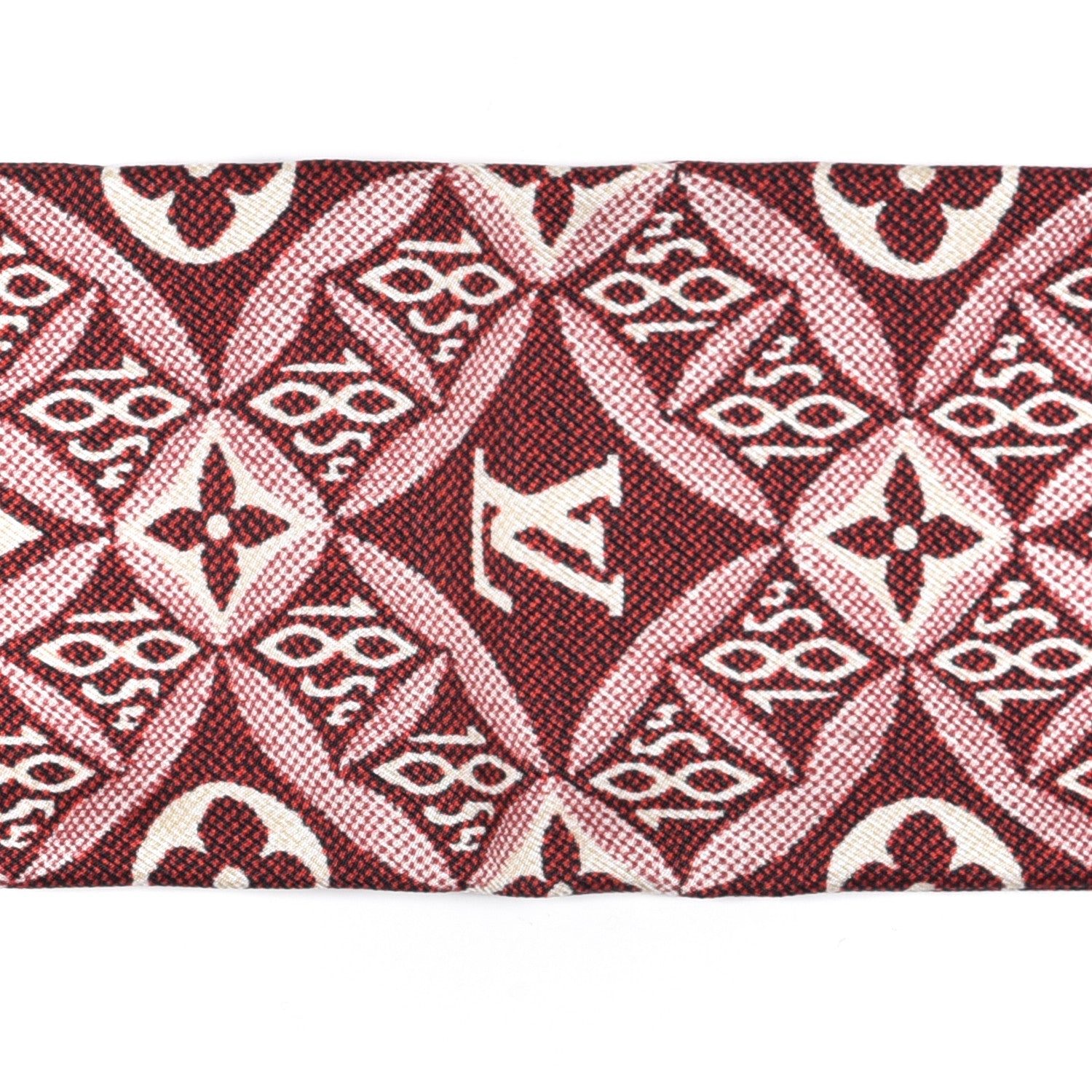 Louis Vuitton Silk Since 1854 Bandeau Bordeaux 3 of 4