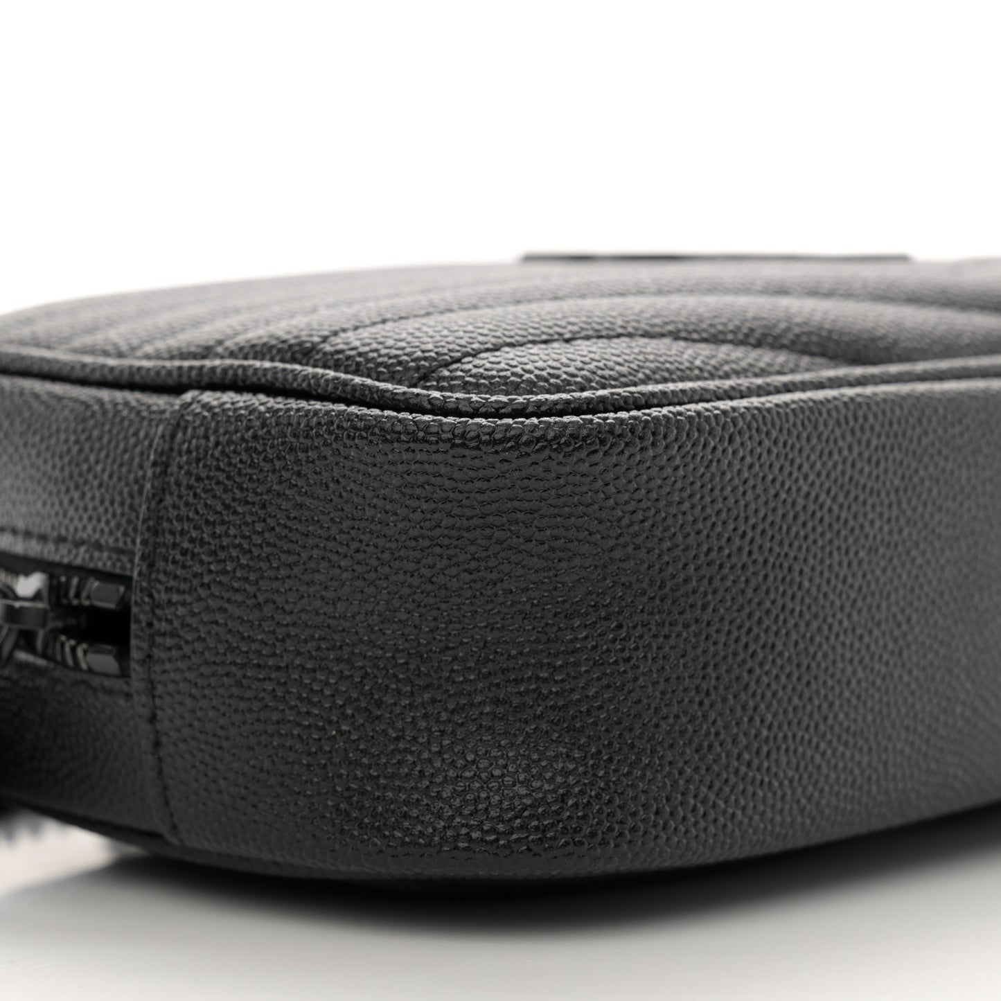 Grain De Poudre Matelasse Monochrome Monogram Mini Lou Camera Bag Black