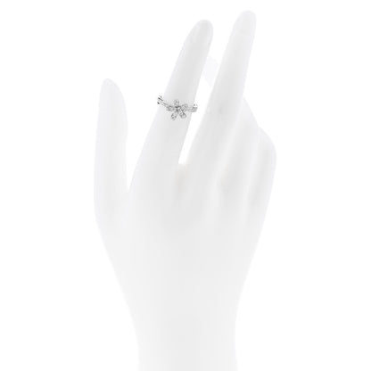 Van Cleef & Arpels 18K White Gold Diamond Small Frivole Ring 53 6.5 2 of 6