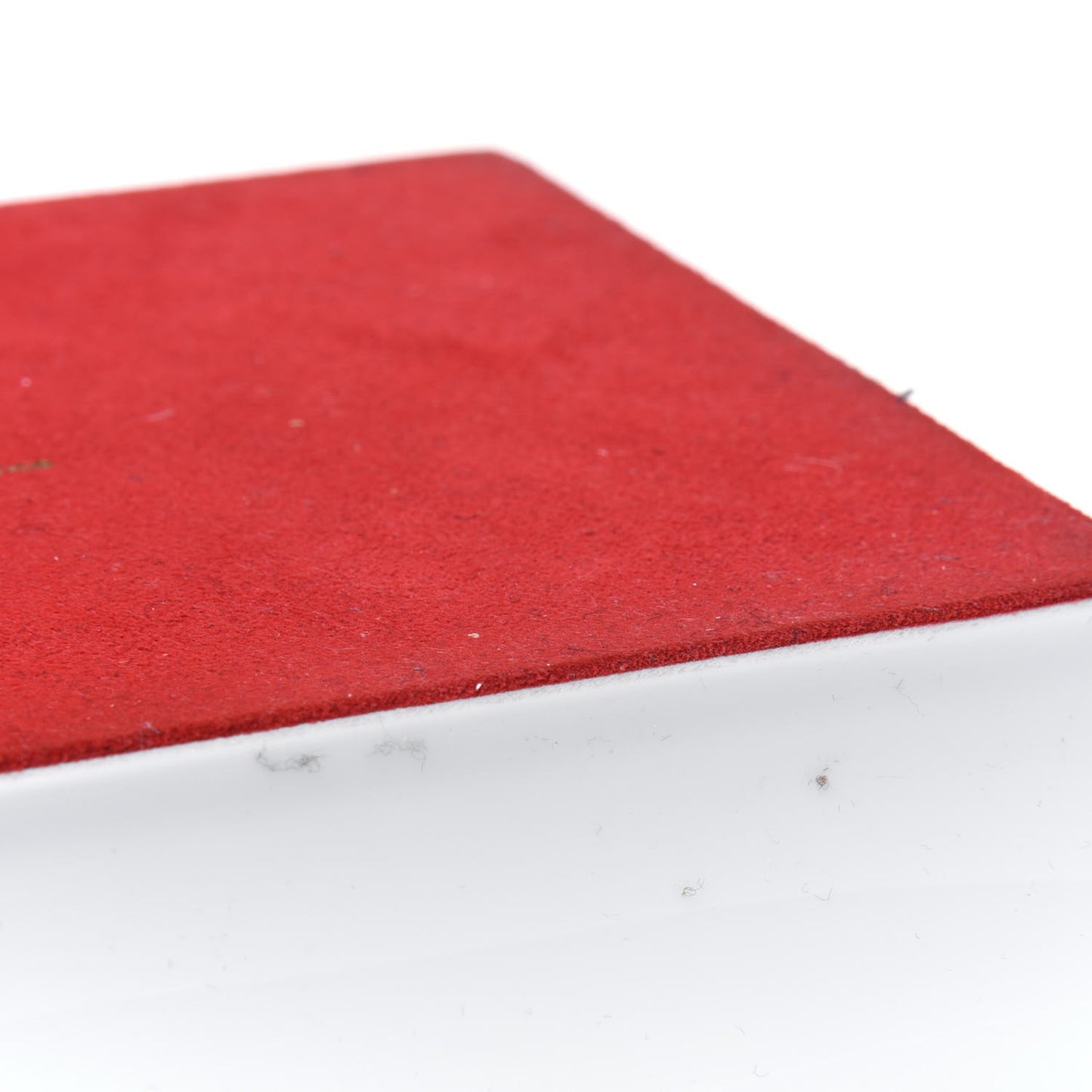 Porcelain Sellier Change Tray Rouge Or