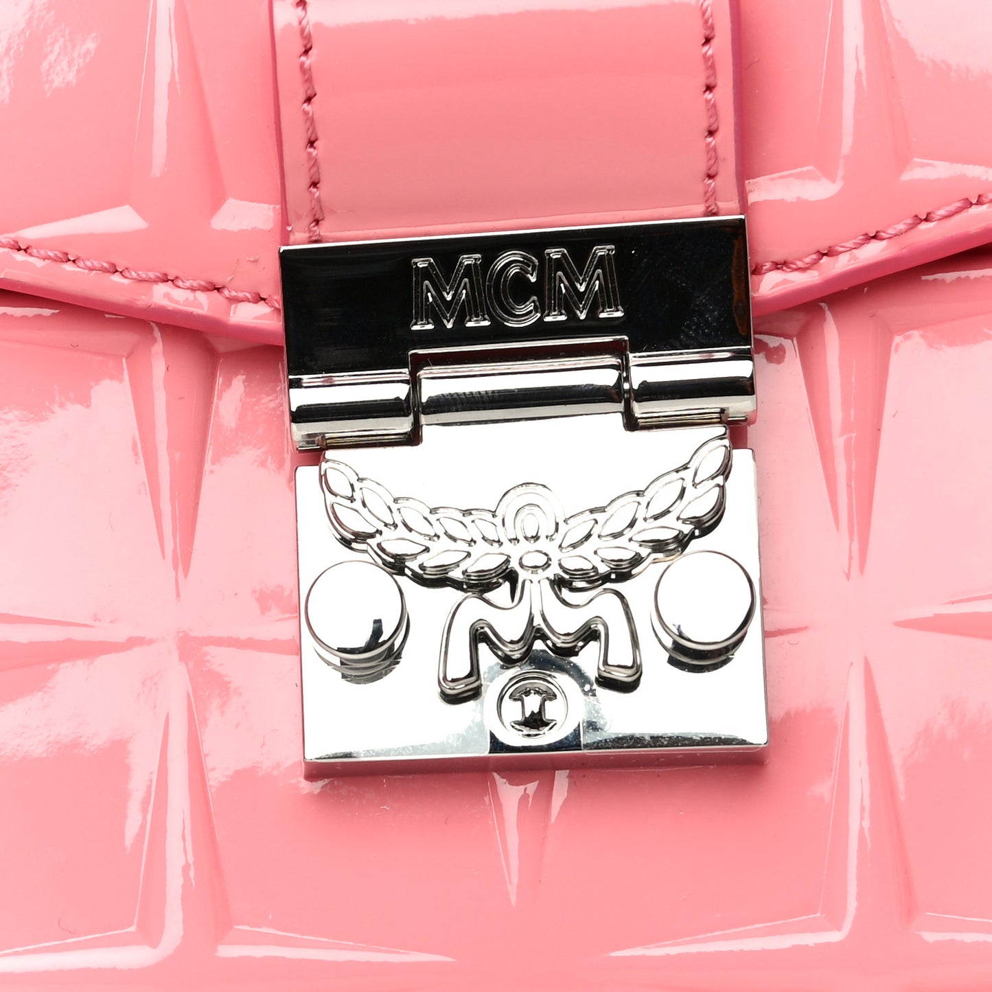 Diamond Patent Medium Millie Crossbody Bag Teaberry