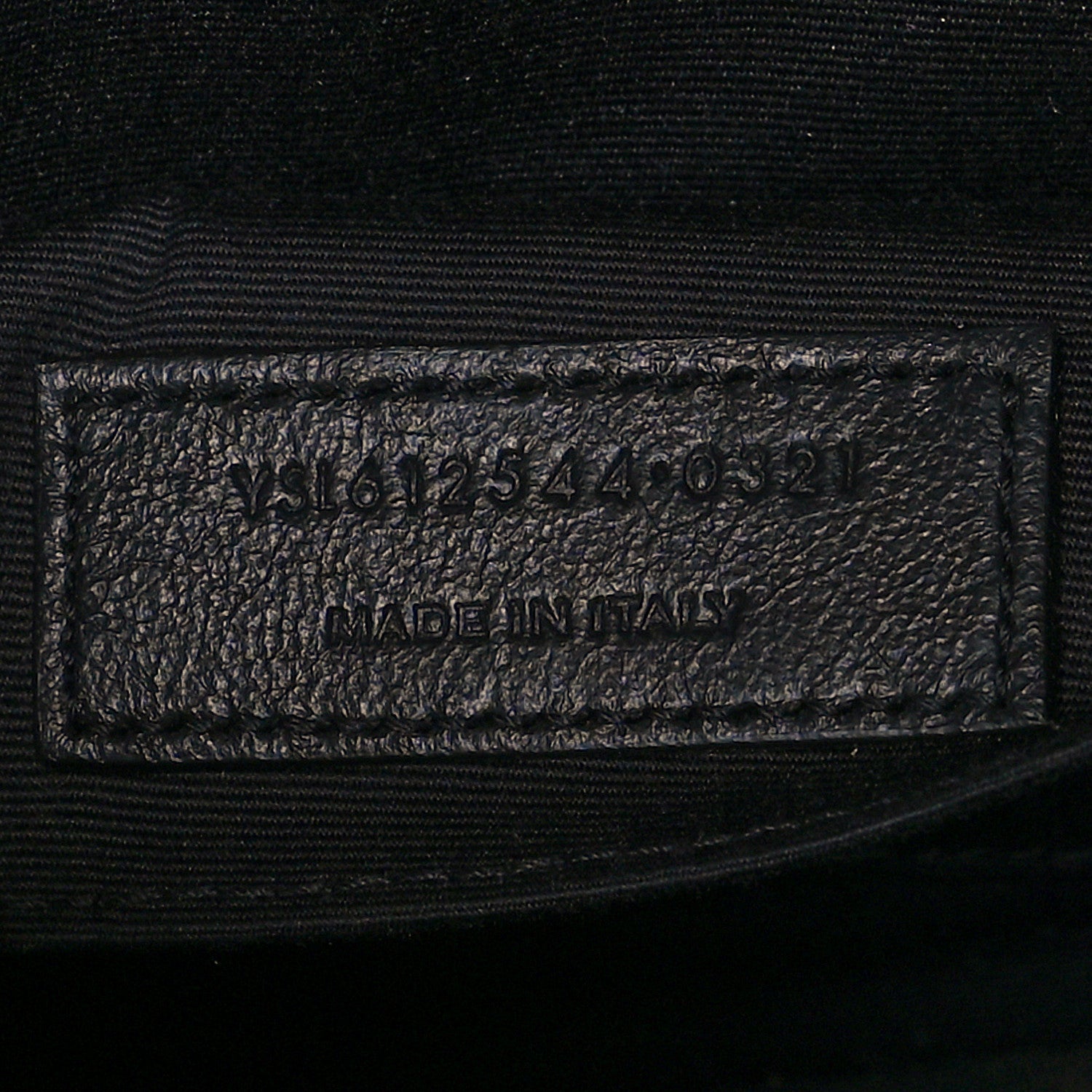 Saint Laurent Calfskin Matelasse Monogram Lou Camera Bag Black 8 of 13