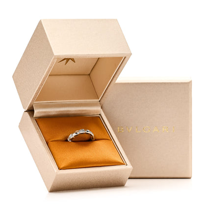 Bulgari 18K White Gold Diamond Serpenti Viper Band Ring 51 5.75 6 of 6