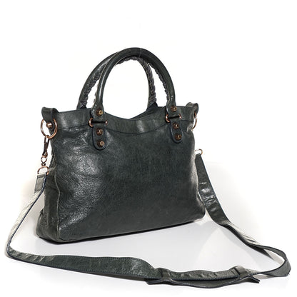 Balenciaga Agneau Giant 12 Rose Gold Hardware Town Anthracite 3 of 12