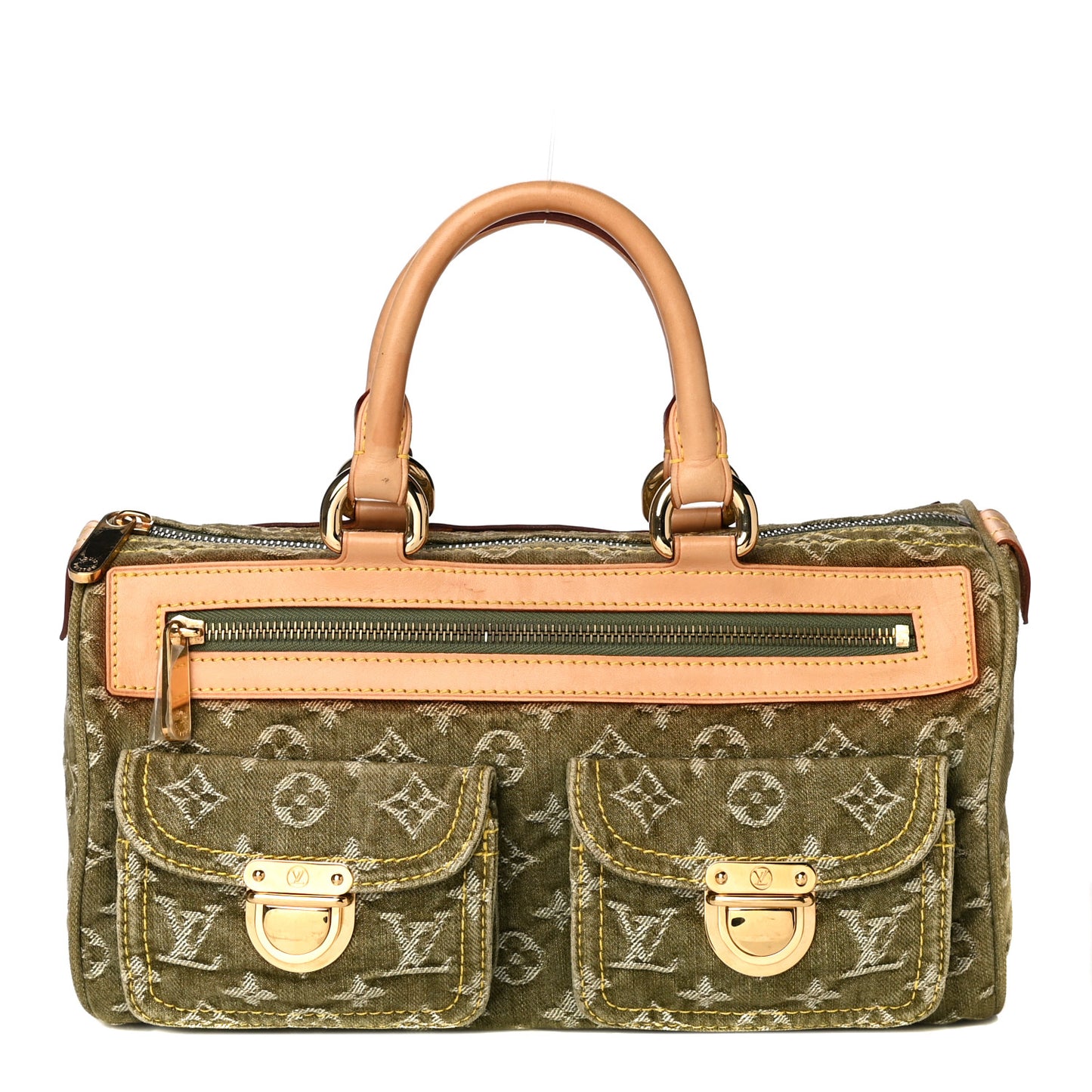 Monogram Denim Neo Speedy Lichen