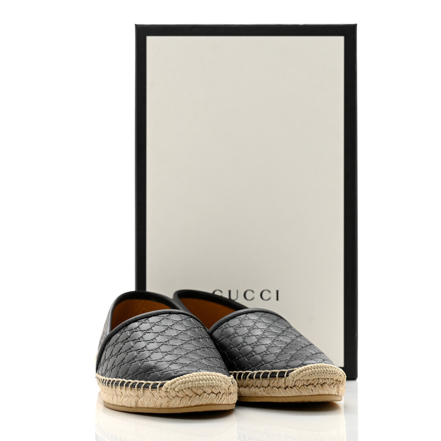 Gucci Microguccissima Signature Espadrilles 38 Black 9 of 9