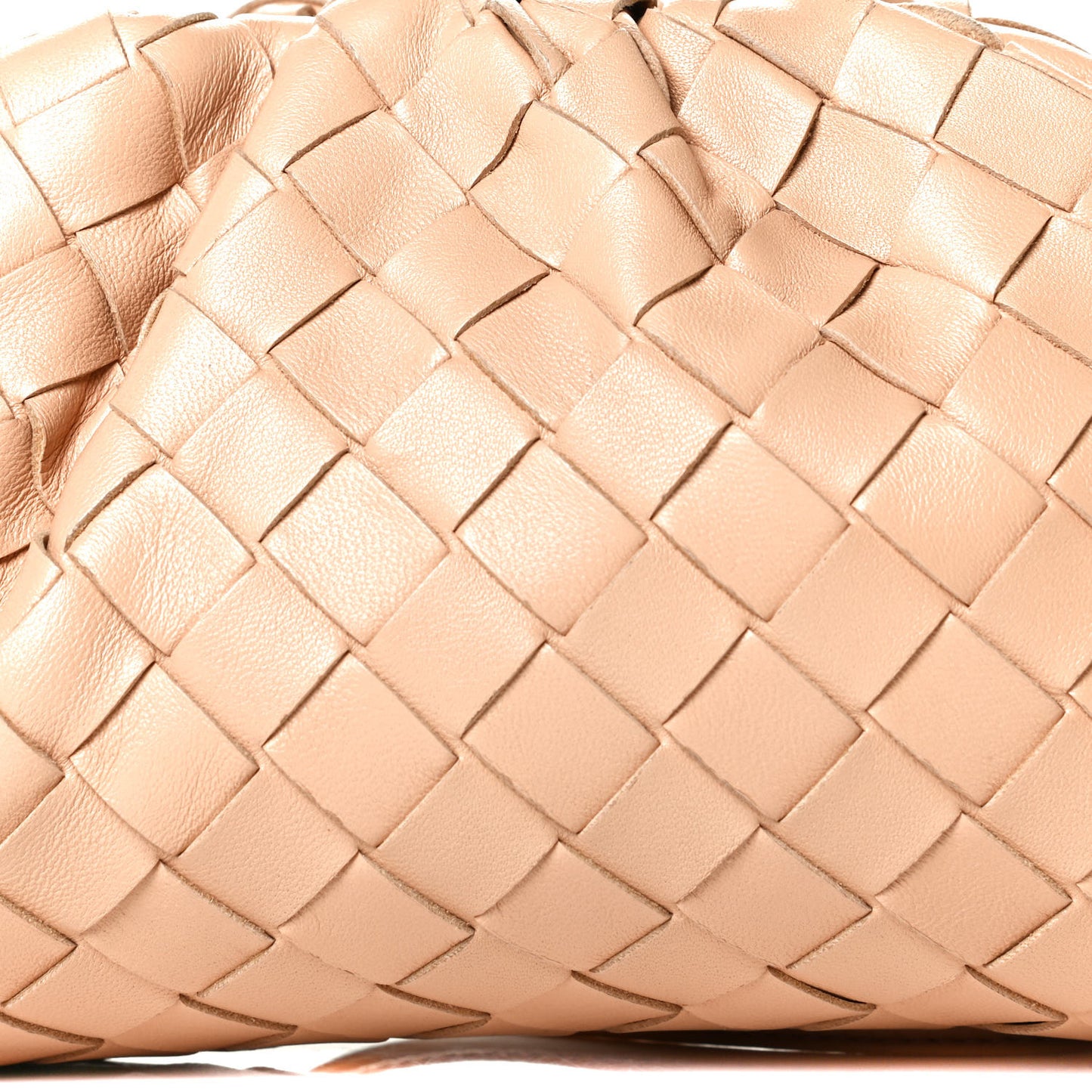 Nappa Intrecciato The Mini Pouch Almond
