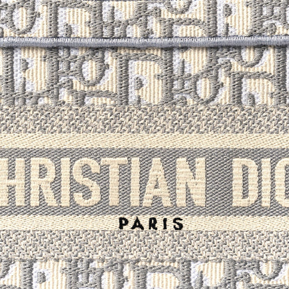 Christian Dior Oblique Mini Book Tote Grey Multicolor 8 of 10