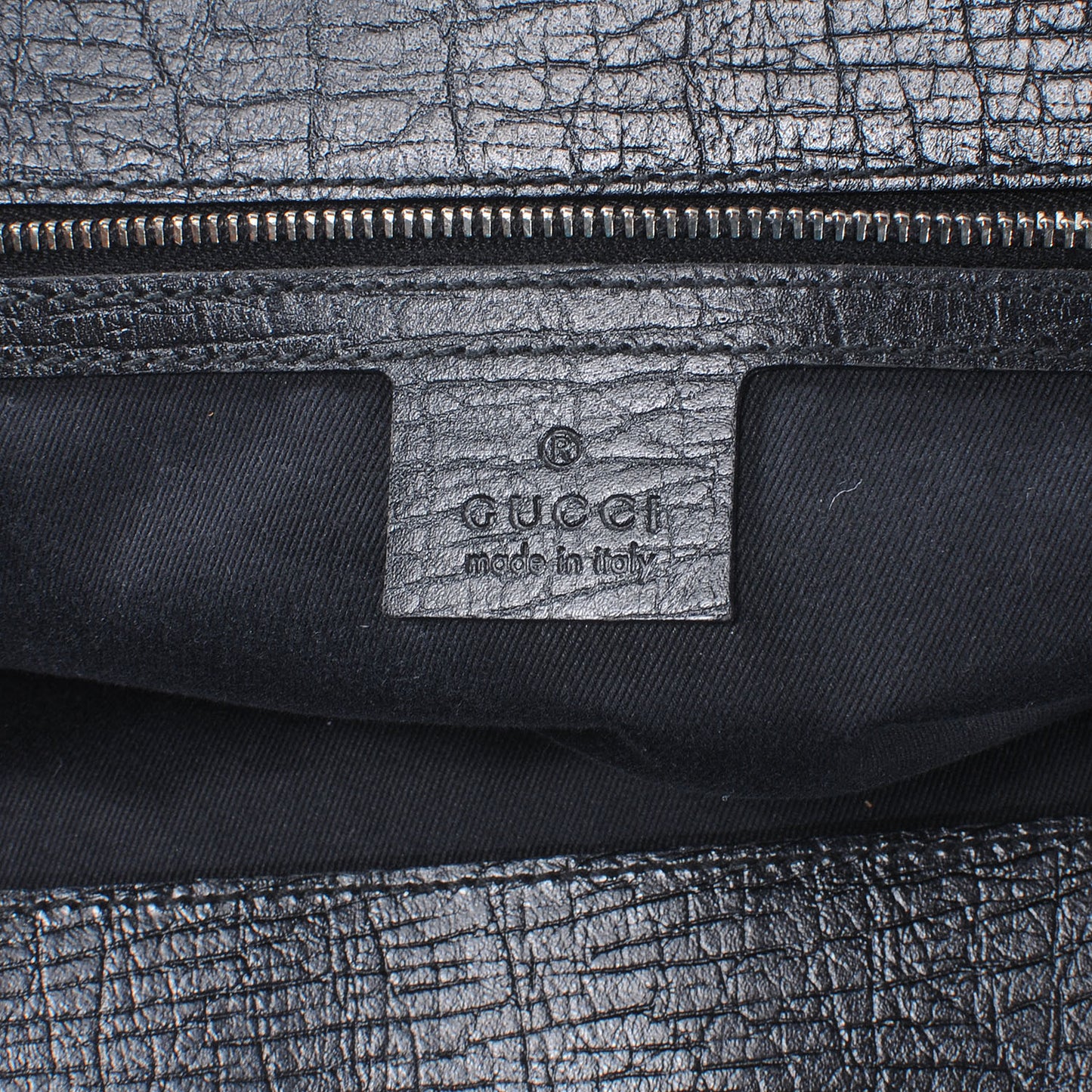 Monogram Horsebit Chain Shoulder Bag Black