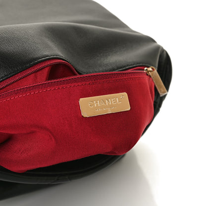 Chanel Goatskin Quilted Large Chanel 19 Flap Black 6 of 10