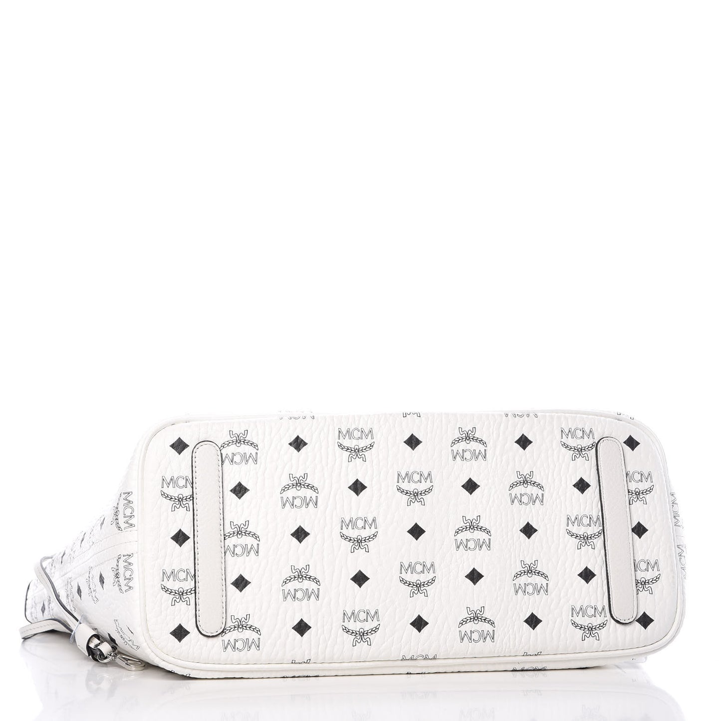 Visetos Medium Liz Reversible Shopper Tote White