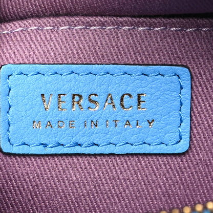 Versace Calfskin La Medusa Round Camera Bag Light Blue 6 of 9