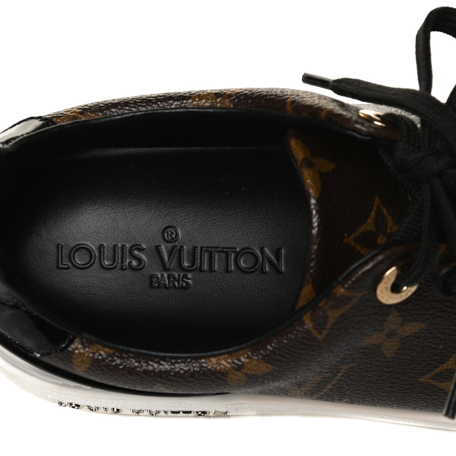 Louis Vuitton Patent Monogram Frontrow Sneakers 36.5 16 of 25