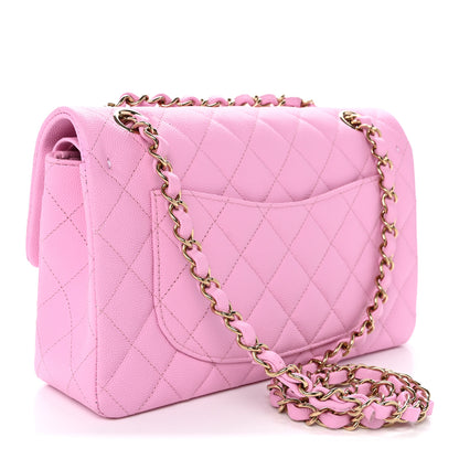 Chanel Caviar Quilted Small Double Flap Pink 3 of 10