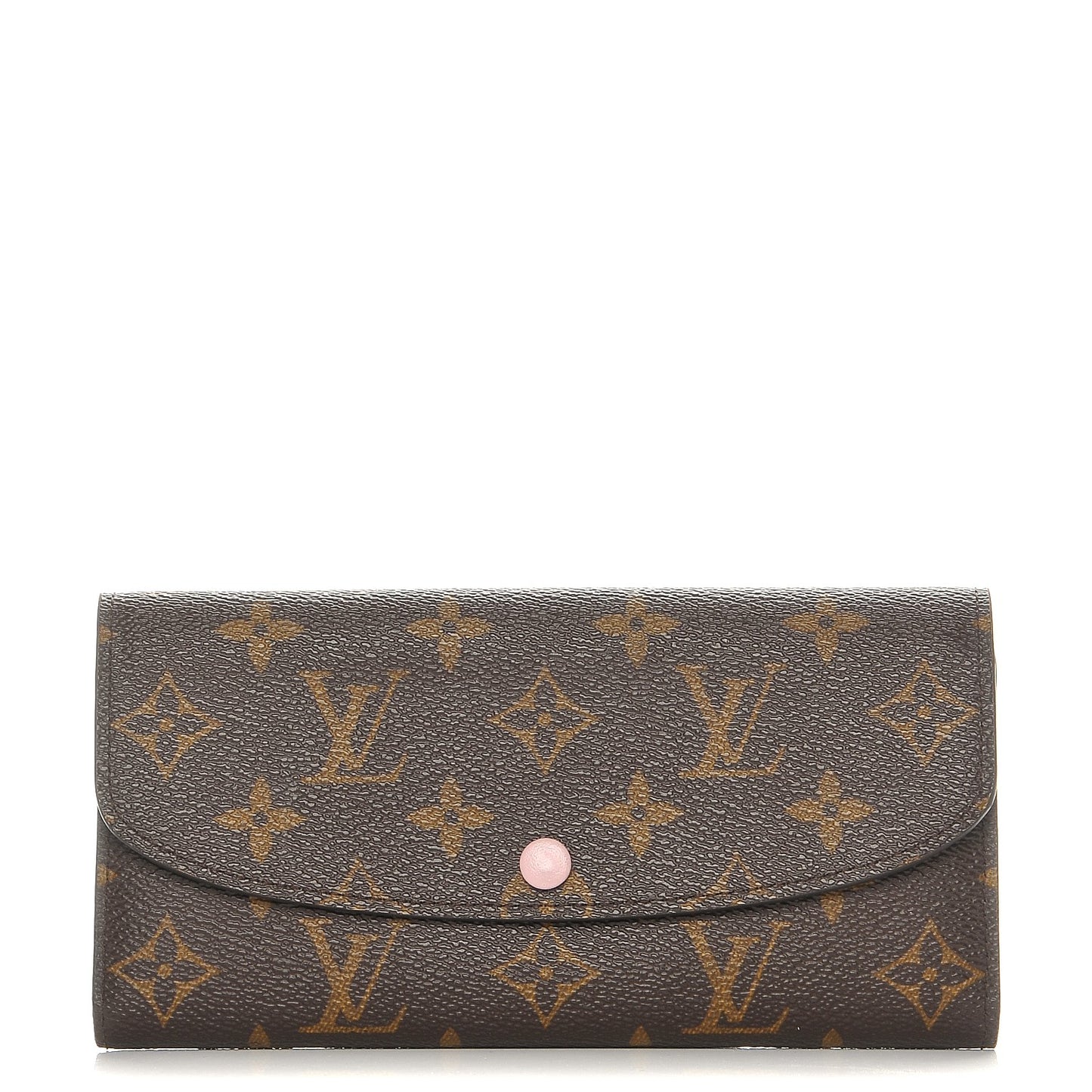 Monogram Emilie Wallet Rose Ballerine