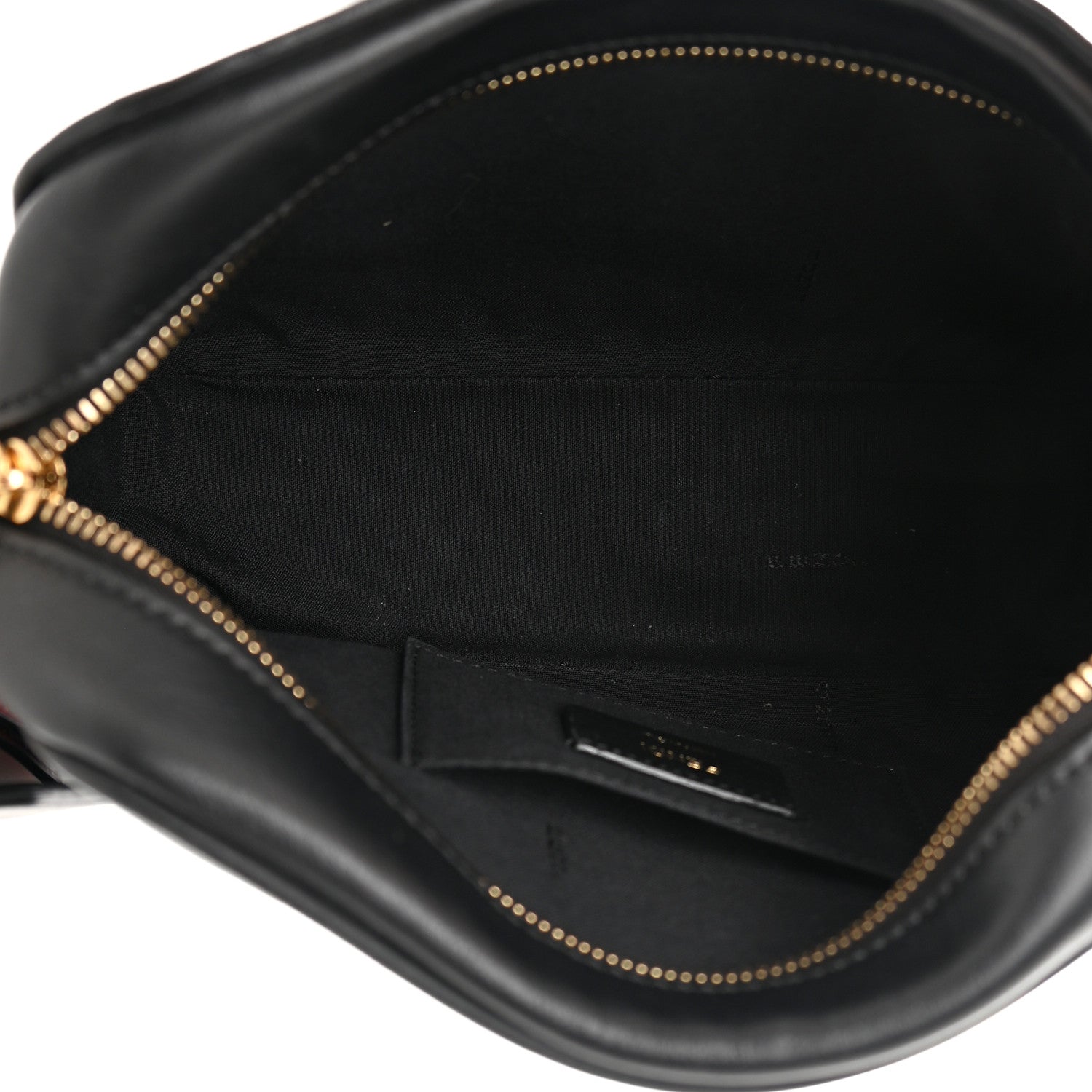 Fendi Vitello Century F is Fendi Bi-Color FF 1974 Embossed Camera Case Maya Black 5 of 13
