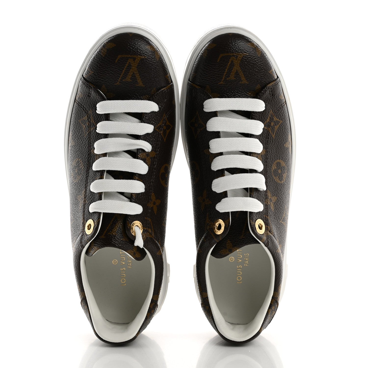 Louis Vuitton Monogram Time Out Sneakers 37.5 2 of 11