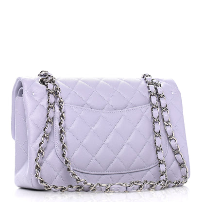 Chanel Caviar Quilted Small Double Flap Light Purple 3 of 9
