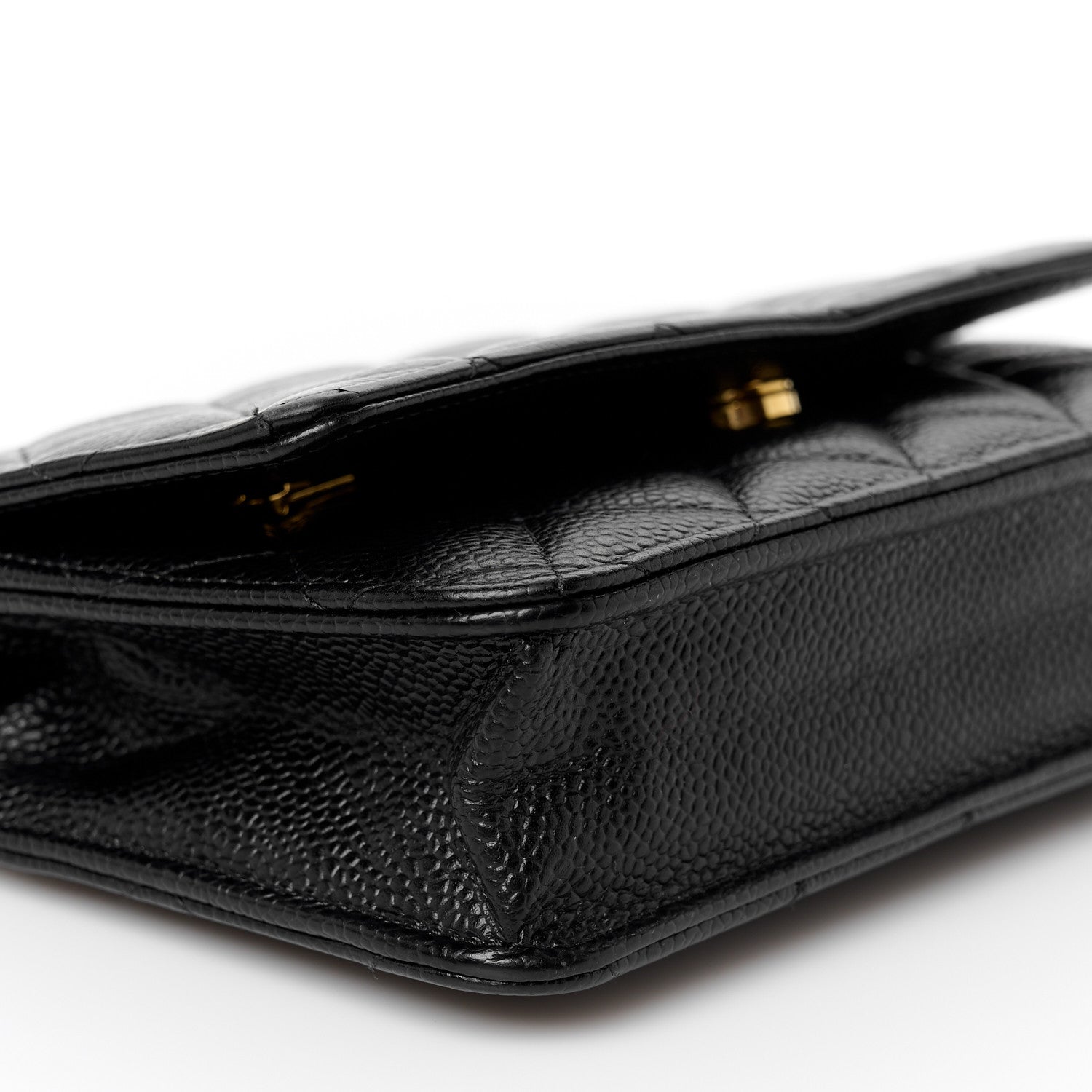 Chanel Caviar Quilted Wallet On Chain WOC Black 10 of 11