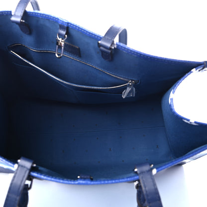 Louis Vuitton Monogram Escale Onthego GM Blue 4 of 4