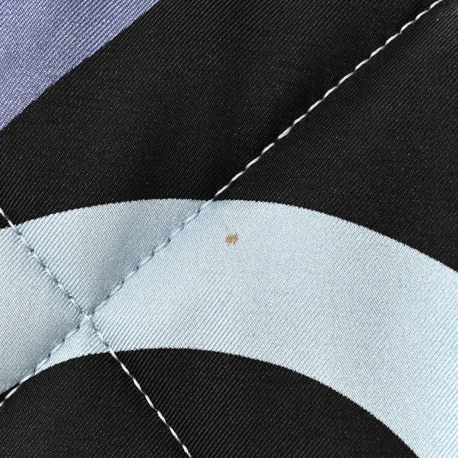 Chanel Silk Maxi Scarf Chanel 19 Flap Black Blue White 16 of 17