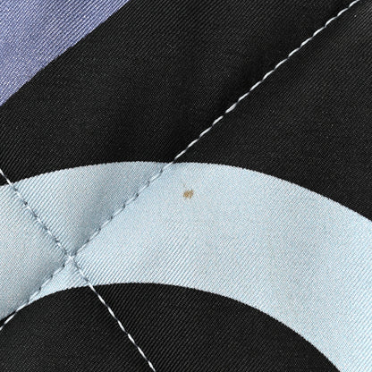 Chanel Silk Maxi Scarf Chanel 19 Flap Black Blue White 16 of 17