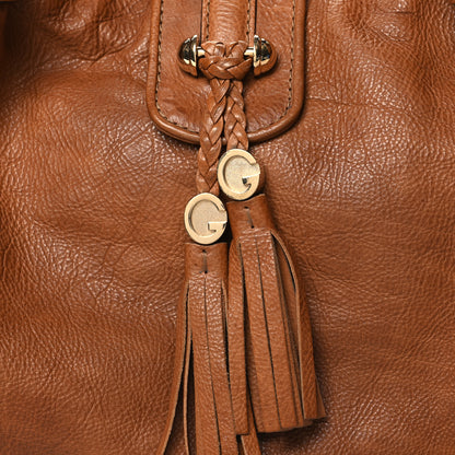Gucci Pebbled Calfskin Medium Marrakech Shoulder Bag Camel 8 of 11