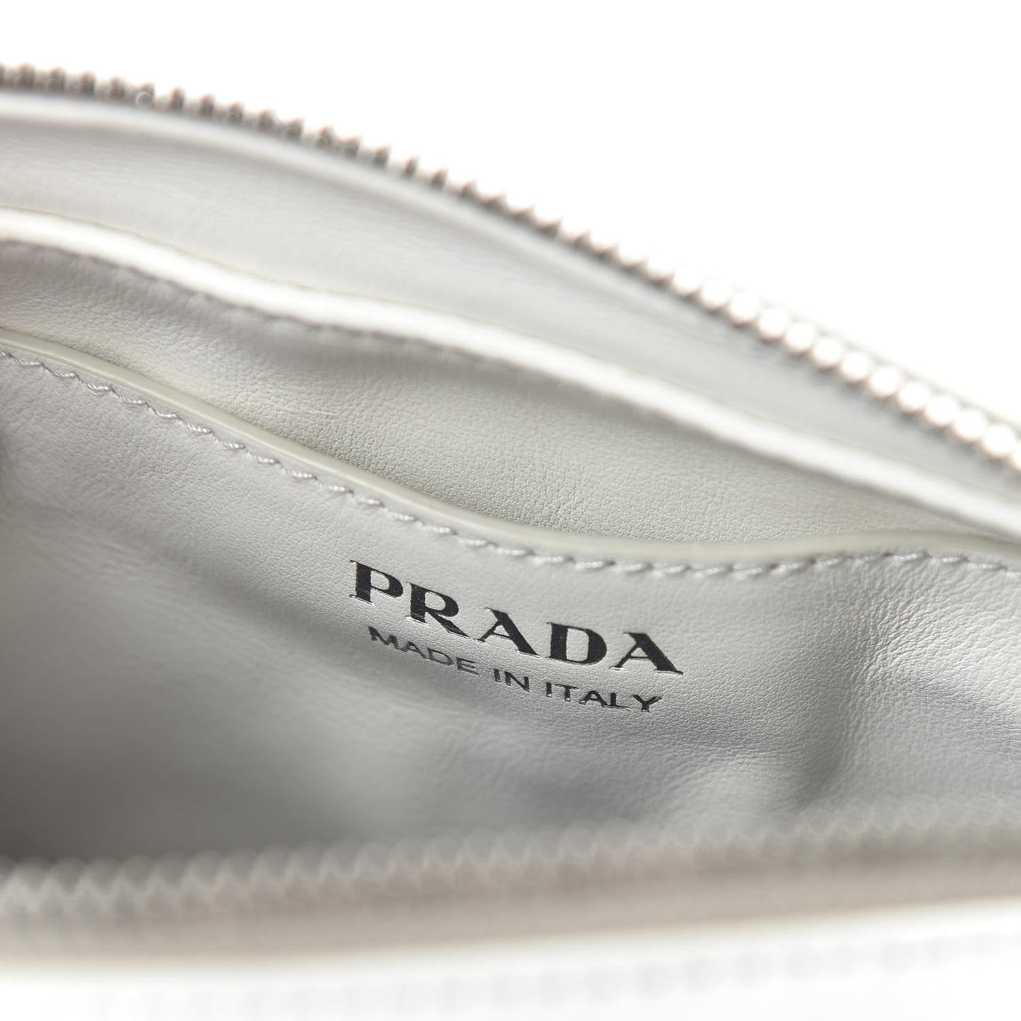Soft Calfskin Diagramme Crossbody Bag White