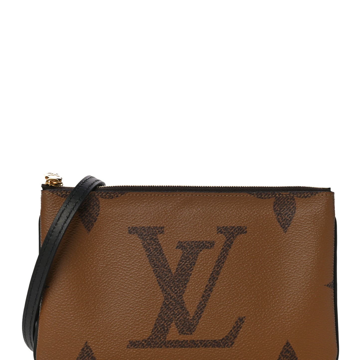 Reverse Monogram Giant Double Zip Pochette