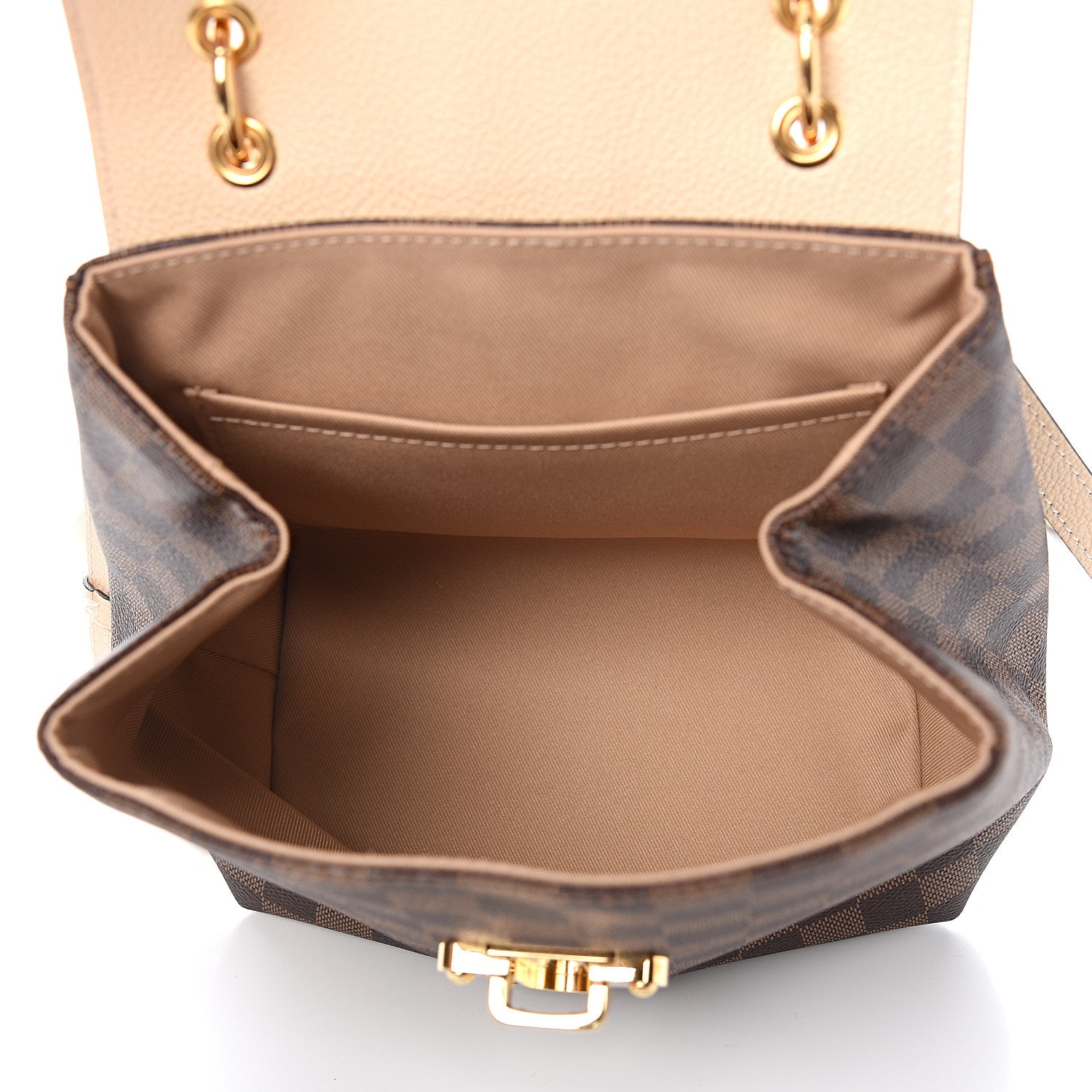 Louis Vuitton Damier Ebene Clapton Backpack Creme 4 of 8