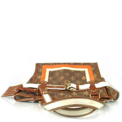 Louis Vuitton Monogram Rayures Tisse Sac PM 4 of 9
